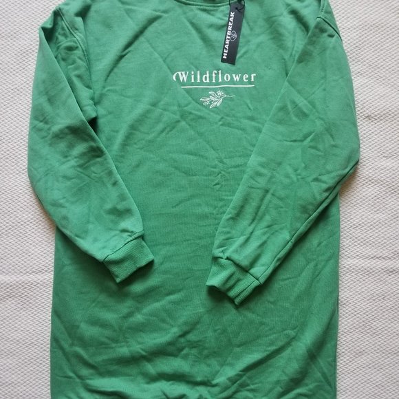 Wildflower Sweatshirt Dress - Picture 1 of 2